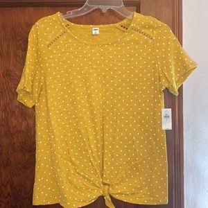 Old navy basic polka dot top